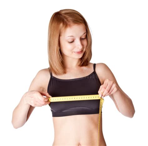 Het Jonge Meisje Meet Een Borst Stock Foto Image Of Gewicht Dieet 13718356