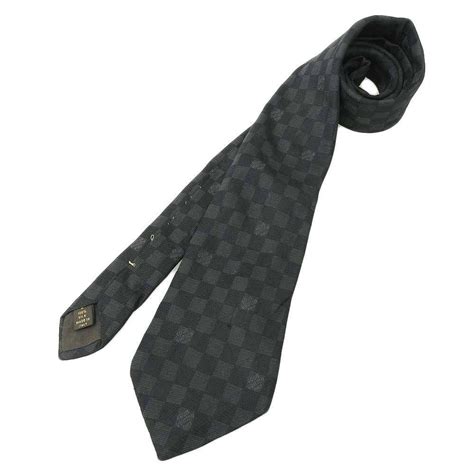 Louis Vuitton Louis Vuitton Damier Graphite Tie Black M 2020