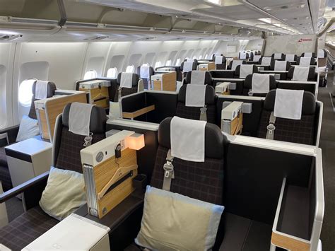 Review New SWISS A340 Business Class One Mile At A Time