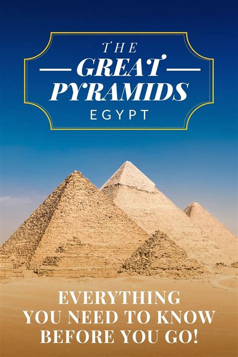 Complete Guide To The Great Pyramids Of Giza Egypt