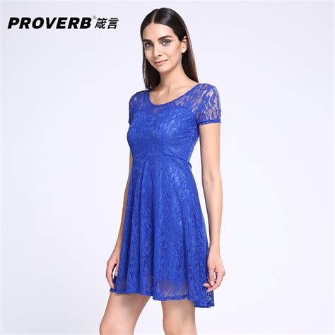 Proverb Plus Size Dress Fashion Women Elegant Sweet Hallow Out Lace Dress Sexy Party Princess