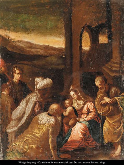 The Adoration Of The Magi After Jacopo Bassano Jacopo Da Ponte