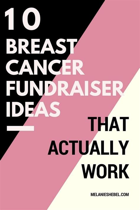 10 Cute Breast Cancer Awareness Fundraiser Ideas 2020