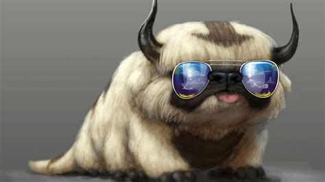 Avatar The Last Airbender Appa With Goggles Hd Anime Wallpapers Hd