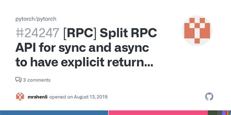Rpc Split Rpc Api For Sync And Async To Have Explicit Return Types