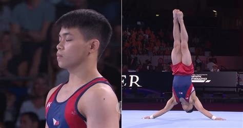 Gymnast Becomes The First Filipino To Win Gold At The World Gymnastics Championship