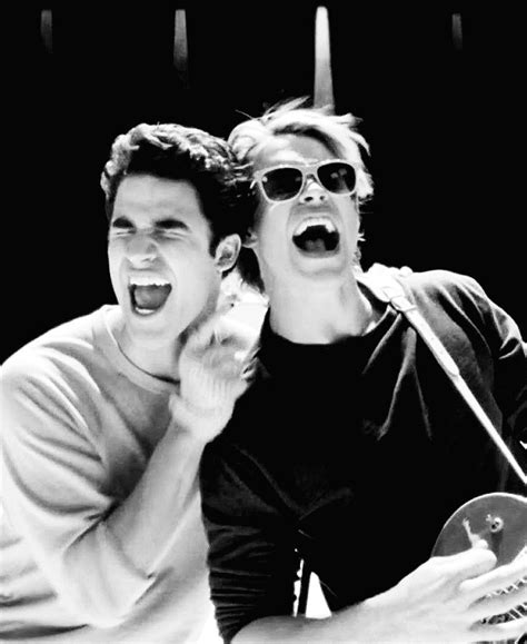 Blaine And Sam Sam Evans Glee Glee Darren Criss