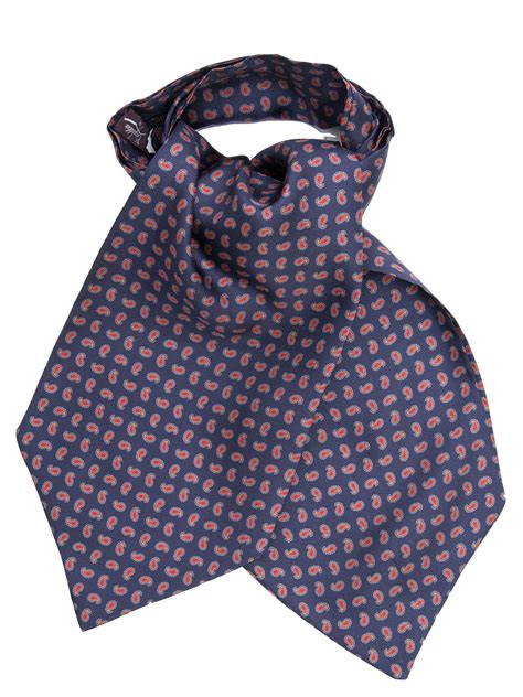 Teramo Silk Ascot Tie Cravat Tie Ascot Ties Grown Man Neckerchiefs