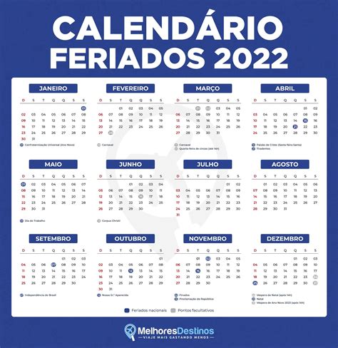 Calendário 2022 Rj Com Feriados Zona De Información