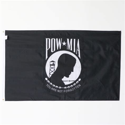 buy nylon pow mia black flag made in the u s a
