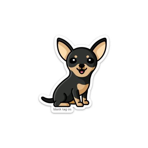 The Chihuahua Sticker Cute Stickers Cool Stickers Animal Stickers