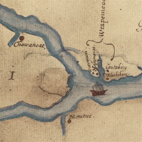 La Virginea Pars Map 1585 John White