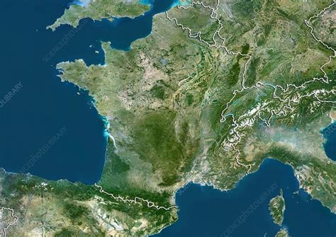France Satellite Image Stock Image C0125281 Science Photo Library