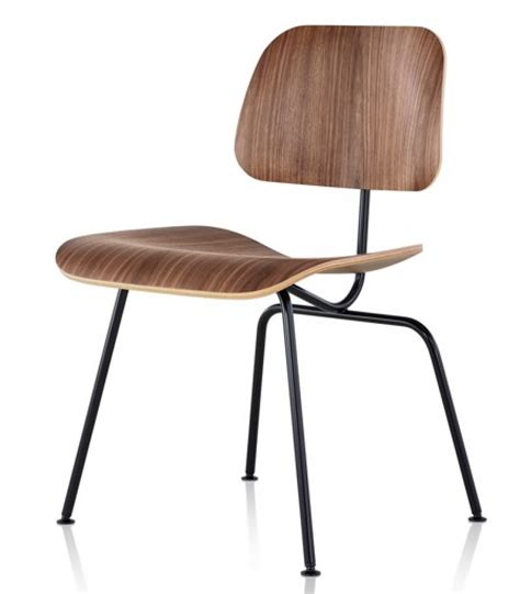 Eames Molded Plywood Dining Chair With Metal Base Herman Miller