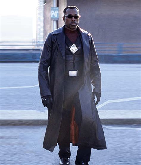 Blade Leather Jacket Blade Coat Wesley Snipes Clothing