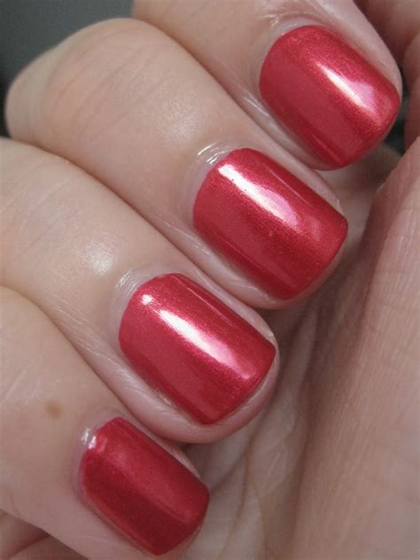 naily perfect china glaze red essence swatch furry invasion