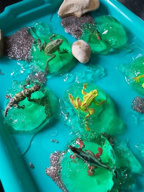 Pond And Slime Sensory Play Housebound With Kids