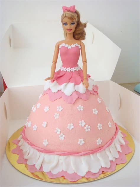 Butter Hearts Sugar Barbie Doll Cake