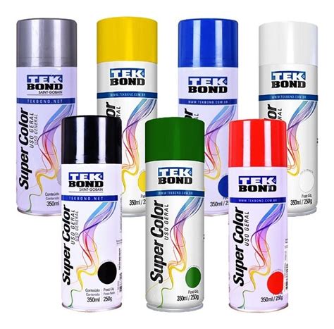 Tinta Spray Ml Uso Geral Ferro A O Madeira Outros Tekbond Mercado