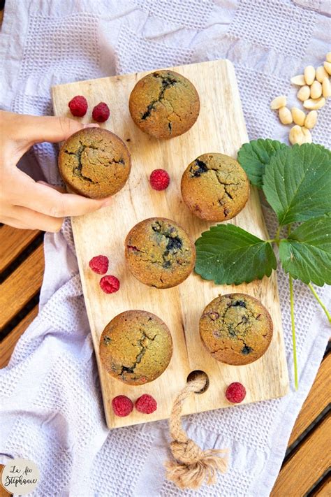 Muffins aux amandes et aux fruits rouges La fée Stéphanie