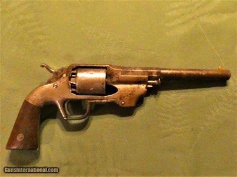 Scarce 1 Of 700 Allen And Wheelock Center Hammer Army Revolver 1861