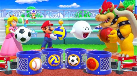 Mario Party Series Sports Minigames Youtube