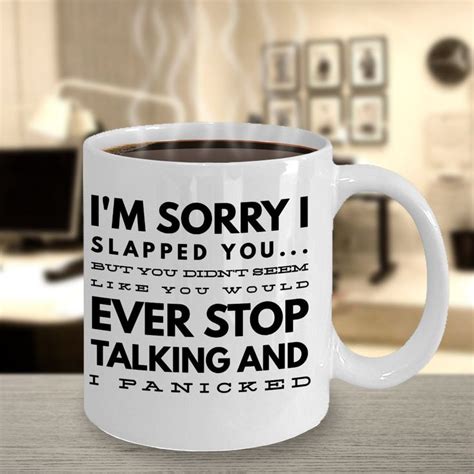Slap Mug For Men Ts For Women Funny Coffee Mug For Her Inappropriate