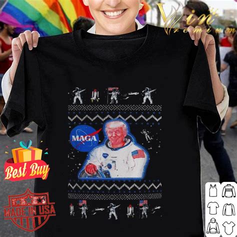 Maybe you would like to learn more about one of these? Donald Trump Maga Nasa Ugly Christmas sweater, hoodie, sweater