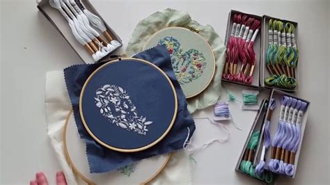 Embroidery patterns of many different type of flowers. Love Hand Embroidery Pattern Preview - YouTube