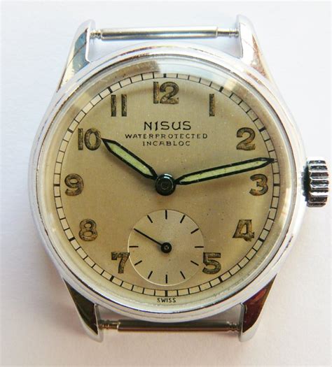 Nisus Model 9635 Wrist Watch End Of Word War 2 Era 1945 Catawiki
