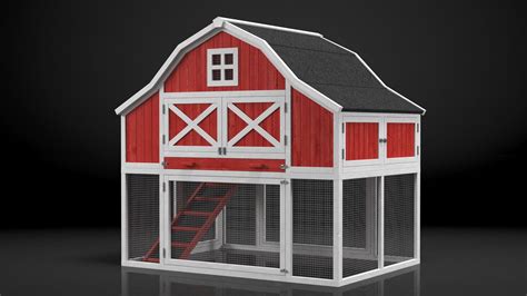 Chicken Coops Collection 3D Model $49 - .3ds .fbx .obj .ma .max .c4d