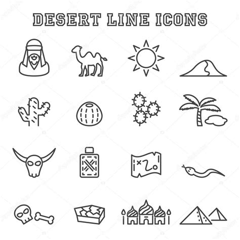 Desert Map Symbols