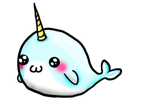 Shop for the perfect cute cartoon narwhal gift from our wide selection of designs, or create your own personalized gifts. Uniwhale!! | Kawaii narwhal, Narwhal, Cute drawings