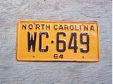 North Carolina License Plate Designs Images