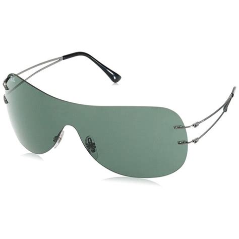 Shop Ray Ban Rb8057 Unisex Rimless Green Classic Single Lens Sunglasses Free Shipping Today
