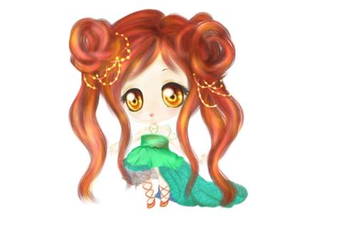 Draw You A Quick Cute Female Chibi By Jancolors Fiverr