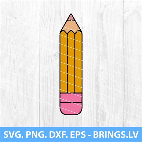 Pencil Svg Pencil Png Pencil Clipart Pencil Vector School Pencil Svg