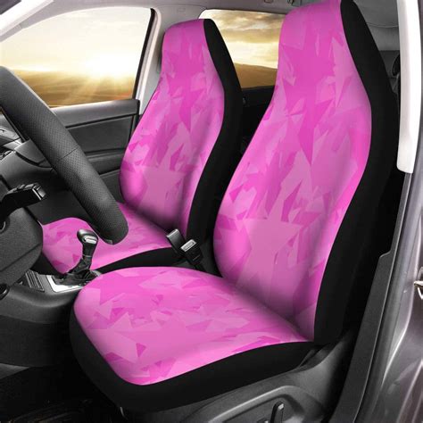 kxmdxa set of 2 car seat covers stars girly pink starts bright composite happy universal auto
