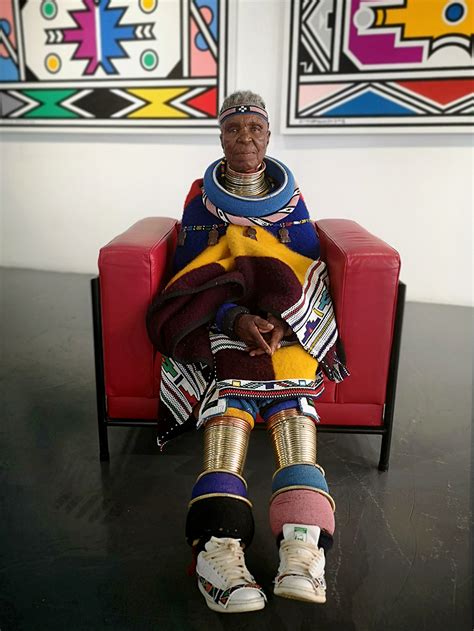 Bmw And South African Artist Esther Mahlangu Catapult Ndebele Art To