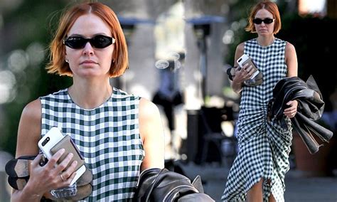 Model Lara Worthington Flaunts Her New Ginger Tresses In Los Angeles