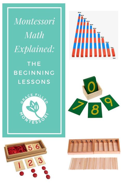 Montessori Math Explained The Beginning Lessons — Grace Filled Montessori Montessori Math
