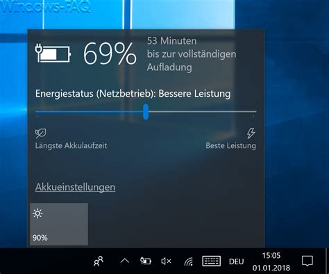 Switch Windows 10 Battery Indicator Metro Of The Windows Taskbar To