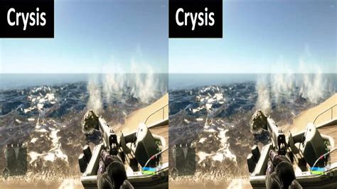 Crysis Vs Crysis 2 Graphic Battle 3d Youtube