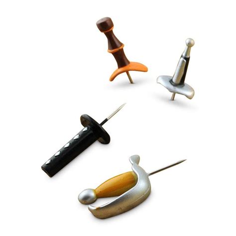 Medieval Weapons Push Pins Gadgets And Gizmos Cool Gadgets Cubicle