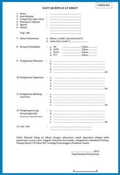 13 contoh surat lamaran kerja di bank. Kumpulan Contoh CV / Daftar Riwayat Hidup Unik & Terbaru ...