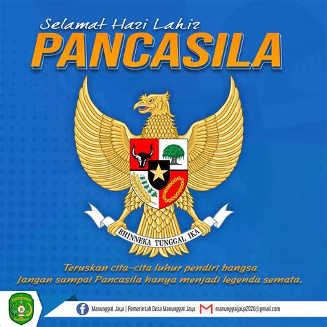 Mari mengenal pancasila lebih dalam - Manunggal Jaya