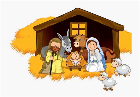 Creche Clipart Nativity Clipart Outdoor Nativity Outdoor Transparent