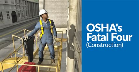 Oshas Fatal Four In Construction Leading Causes Of Fatalities In