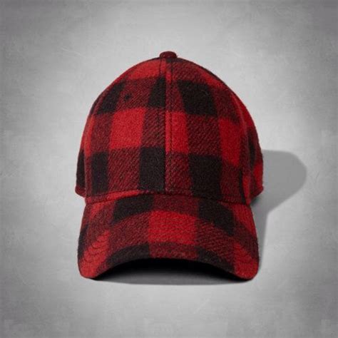 Woolrich For Abercrombie And Fitch Buffalo Plaid Ballcap Fallwinter 2014