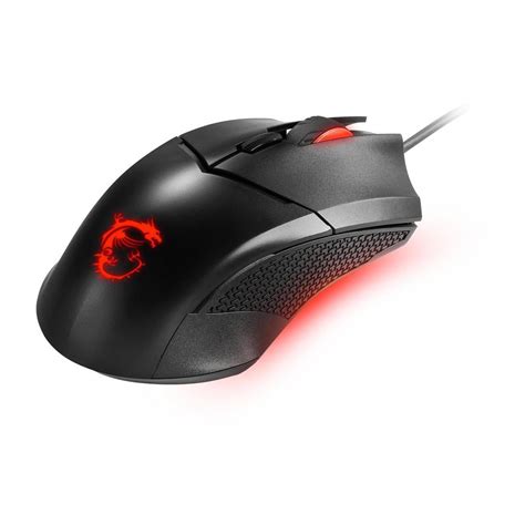 Msi Clutch Gm08 4200 Dpi Optical Wired Gaming Mouse With Red Led Gm08